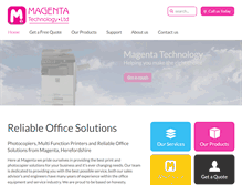 Tablet Screenshot of magenta-tech.com
